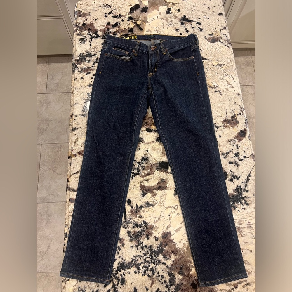 J.CREW toothpick jeans skinny 29 ankle